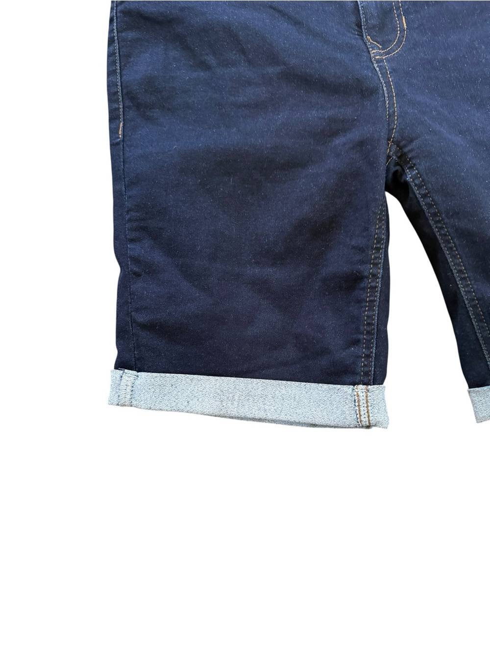 Womens Angels Forever Young Roll-Cuff Denim Bermuda Shorts EUC Size 8/29 - Picture 2 of 9